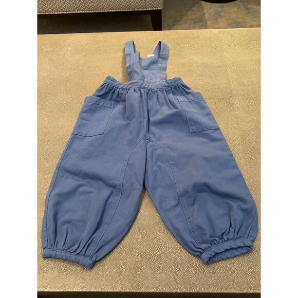 Soor Ploom Opal Overalls Blue Jay 3T EUC